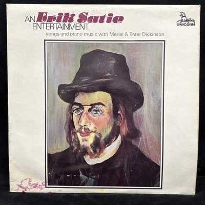 ERIK SATIE Songs & Piano Music - DICKINSON - UNICORN RHS 338 ST LP UK - Image 1 of 4