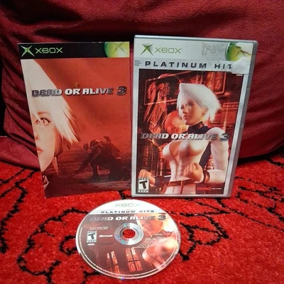Dead or Alive 3(微软 Xbox,2001 年)白金命中 CIB 测试免费送货 — 第 1/3 张图片