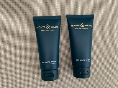 MARKS & SPENCER MONTY & WILDE Marks & Spencer Monte & Wilde HAIR AND BODY WASH SEA SALT & AMBER 2 x 100ml