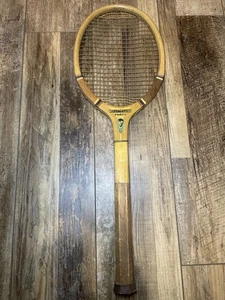 "Raqueta de tenis de madera viva Narragansett Machine Co. años 30 'Forty' 27"" de colección" - Imagen 1 de 8