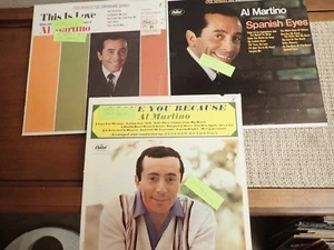 Al Martino lot 2 Spanish Eyes, I love you because , This is love  - Picture 1 of 9