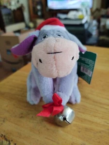 VINTAGE EEYORE PLUSH CHRISTMAS DECORATION - Picture 1 of 8