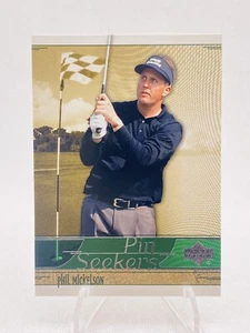 Phil Mickelson 2002 Upper Deck Pin Seekers #PS6 PGA Rookie Card - Picture 1 of 2