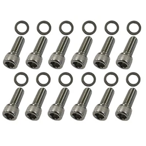 SBC Stainless Steel Exhaust Header Bolt Kit 1" 3/8-16 for Chevy V8 Small Blocks - Picture 1 of 1