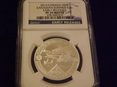 2013       Canadian Summer Fun    Early Releases    NGC  PF 70 - Image 1 of 2