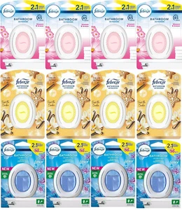 FEBREZE 2 IN 1 BATHROOM HOME OFFICE AIR FRESHENER Spring - Blossom - Vanilla - Picture 1 of 10