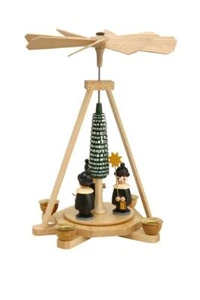 Pyramid Chorus Colorful WxHxD 21.5x25x21.5cm NEW Wooden Christmas Pyramid - Picture 1 of 1