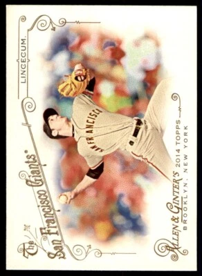 2014 TOPPS ALLEN & GINTER #32 TIM LINCECUM SAN FRANCISCO GIANTS - Image 1 of 2