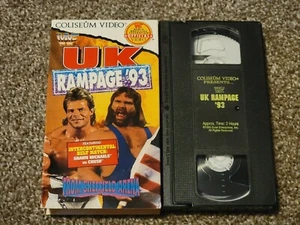wwf UK RAMPAGE 93 1993 NON-RENTAL vhs COLISEUM VIDEO wrestling - Picture 1 of 5