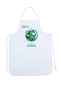 Grembiule Cucina Among US " Impostor Verde " Nome ) Personalizzabile Colore - Bild 1 von 1