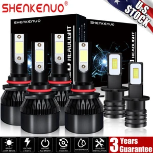 Faros antiniebla de haz alto/bajo LED para Chevy C1500 C2500 1990-1998 6000K - Imagen 1 de 12