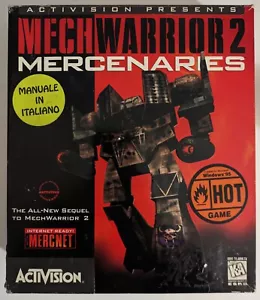 MECHWARRIOR 2 MERCENARIES PC CD ROM BIG BOX 1996 ACTIVISION ITALIANO OTTIMO - Foto 1 di 7