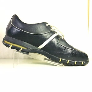 Scarpe da golf da donna Nike Air Tac Sport Performance pelle nera taglia 6 US - Foto 1 di 9