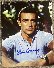 SEAN CONNERY 007 JAMES BOND Hand Signed Autographed 8 X 10 PHOTO W/COA Cc