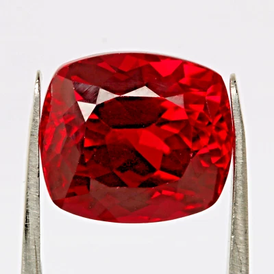 9.50 CT. Faceted Cushion Cut Ruby Stone Loose Gemstone For Pendant Making - Image 1 of 4