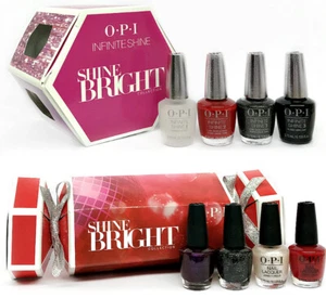 MINI COLLECTION opi SHINE BRIGHT Holiday 2020 Collection - Pick Kit 4pcs x 1/8oz - Picture 1 of 3