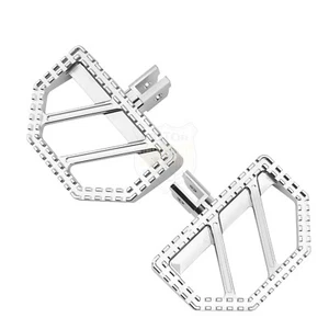 Chrome Front Floorboards Foot Peg Rest For Harley Softail Street Bob FXBR 18-24 - Picture 1 of 6