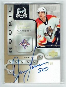 06-07 UD Upper Deck The Cup  Drew Larman  /50  Gold Spectrum  Rookie  Auto