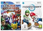 Nintendo Wii - Super Mario Bundle: Super Smash Bros. Brawl + Mario Kart mit OVP
