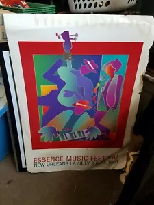 Festival de Música Essence 1998 Nueva Orleans LA 22"" X 31"" de colección forma áspera - Imagen 1 de 4