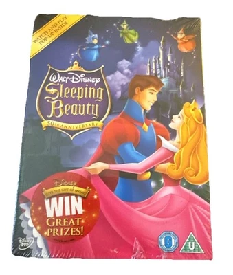 Disney SLEEPING BEAUTY DVD. 50th Anniversary Pop Up Case. New Sealed. - Image 1 of 3