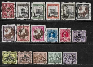 23009 Vatican City Small Collection of Used Stamps - Picture 1 of 1