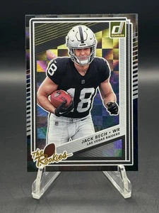 2025 Panini Donruss Jack Bech The Rookies RC Raiders - Picture 1 of 2