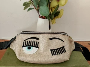 CHIARA FERRAGNI Flirting Gürteltasche in Goldfarbe. Selten! - Bild 1 von 9