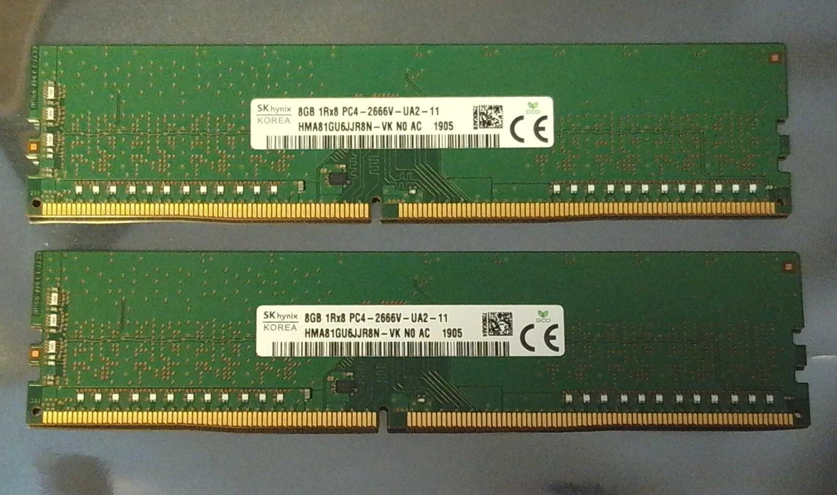 SK hynix PC4-21300 DDR4-2666 Bus Speed Computer Memory (RAM) for
