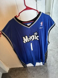 Vtg 4XL Reebok TRACY MCGRADY #1 Orlando Magic Jersey Mens XXXXL Mint Condition - Picture 1 of 6