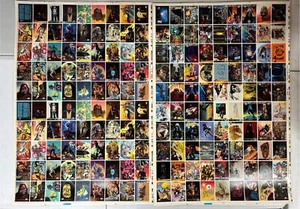 2 x STAR WARS GALAXY 2 Trading Card Sheets UNCUT ~ Factory Set ~ TOPPS 1994 RARE - Picture 1 of 3