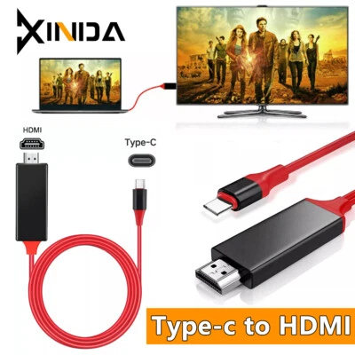 HD TV Android HDMI Phones Cable Adapter USB-C LG MHL 1080P Type-C Samsung Sony - image 1 of 4