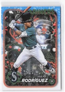 2024 Topps Holiday Julio Rodríguez #H153b Short Print Image Variation - Picture 1 of 2