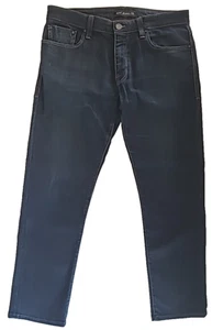 Mavi Dark Blue Denim Jeans Slim Straight Leg Men's Size W34 L32 - Picture 1 of 10