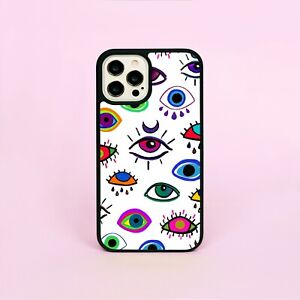 Eyes Psychedelic Trippy Evil Eye Pattern Phone Case/Cover For iPhone Samsung