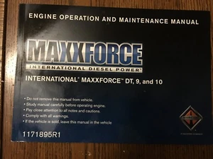 MAXXFORCE DT 9 10 INTERNATIONALENGINE OPERATION & MAINTENANCE MANUAL 1171895R1 - Picture 1 of 4