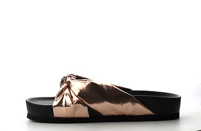New Cape Robbin Moira 35 Rose Gold Twist Knot Slides Sandals 6, 7, 8 USA - Image 1 of 4