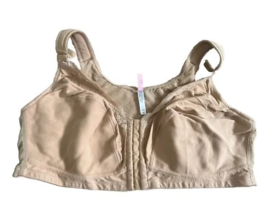 Sujetador inalámbrico Comfort Choice 50DD 27-0916-0 nude cierre frontal de algodón Foto 1 de 3