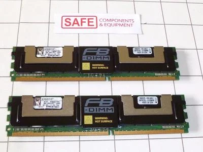 8GB Kit 2x4GB Kingston KTH-XW667/8G 240-Pin DIMM HP-Compaq Server Memory MM-003 - Image 1 of 3