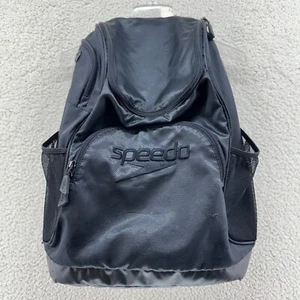 Speedo Teamster Backpack Black Athletic School College Sports 0615 .A0323 Sturdy - Picture 1 of 22