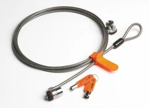 Kensington 64025 Microsaver -twin-laptopschloss Alarmes Anti-vol 1 Clés - Photo 1/1