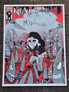 Coheed And Cambria Kill Audio Autographed Brian Ewing Poster 2008 - Picture 1 of 5