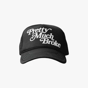 APTHCRY 'Pretty Much Broke' Trucker Snapback Cap Adult Unisex Mens Womens - Picture 1 of 11