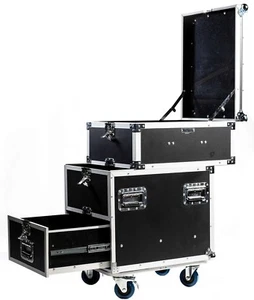 Roadie Case 51x60x92 cm con ruote Roadiecase cassetta degli attrezzi cassetta per attrezzi custodia per trasporto - Foto 1 di 12