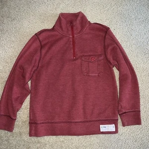Gapkids Boys 1/2 ZipSweater in Red Size Youth M (8) - Picture 1 of 5