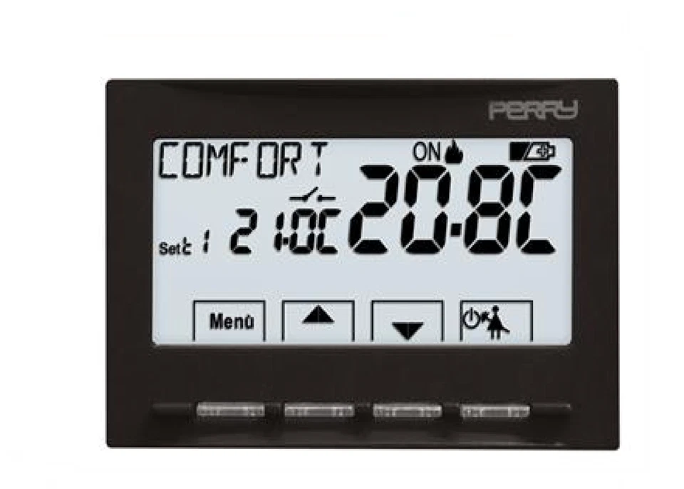 Perry TE540 termostato digitale incasso moon