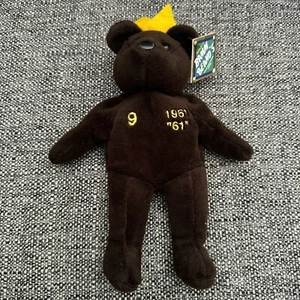 MLB Roger Marris #9 Home Run 61 Beanie Baby Salvino's BAMM BEANO's 8" Plush 1961 - Picture 1 of 16