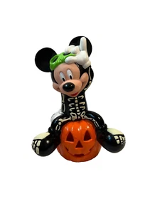 Disney Mickey Mouse Skelett Kostüm Kürbis 1999 Vintage Halloween Deko - Bild 1 von 8
