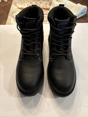 Botas de motociclista/combate XRAY Footwear masculinas pretas com cadarço XRW316Tamanho 12 - Imagem 1 de 4