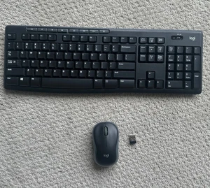 Logi Wireless Keyboard K270 And M185 Wireless Mouse & 3 Batteries(2E) - Picture 1 of 6